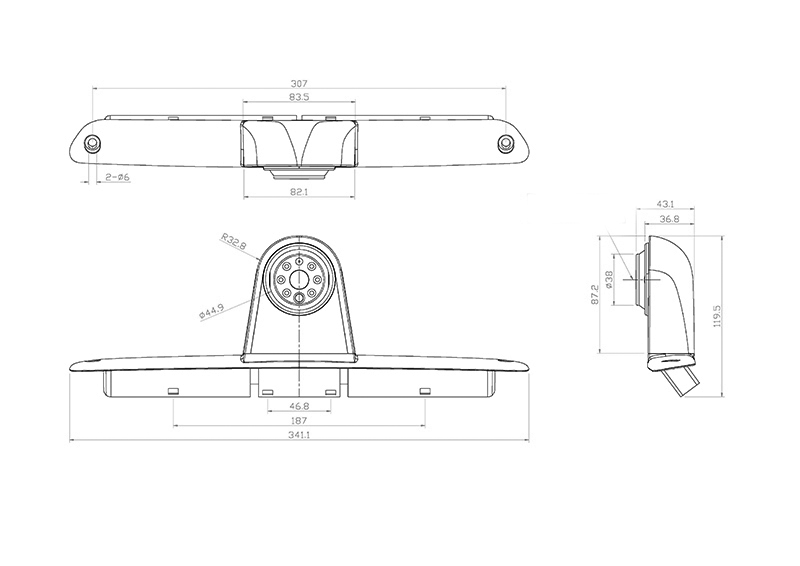 brake light camera use for Sprinter/Crafter