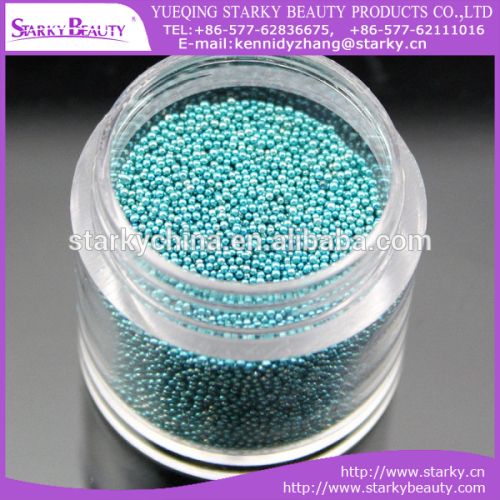 Nail Art Caviar DIY Colorful Glitter Glass Bead caviar nail beads