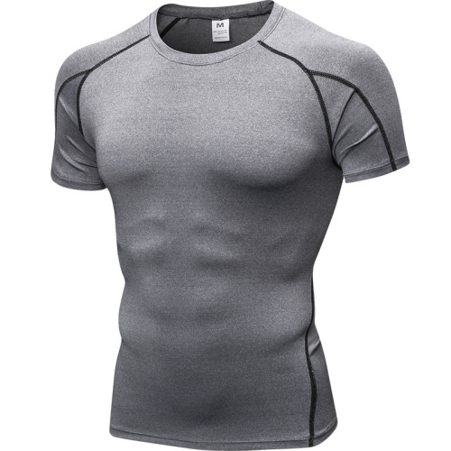 Men Running Training Short Sleeved t shirt