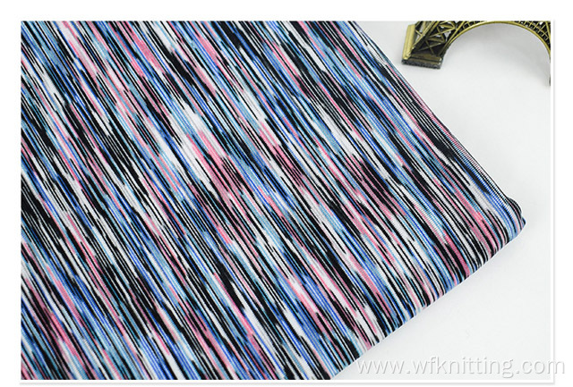 Polyester Dyed Micro Fiber Jersey Polyester Spandex Fabric