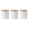 Bamboo Spice Set Snack Kitchen Canister