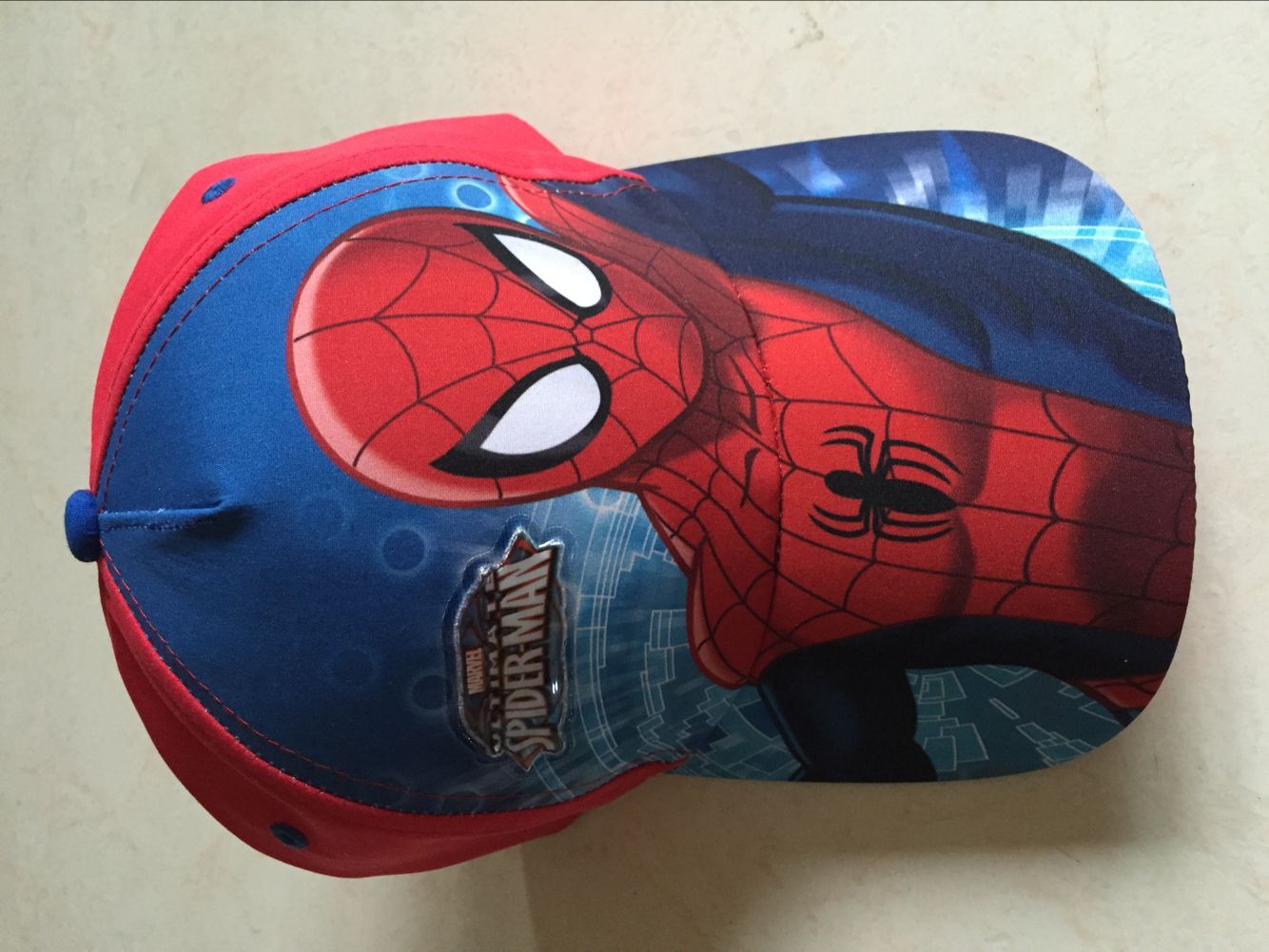 Sublimation Polyester Spiderman Baseball Cap 2