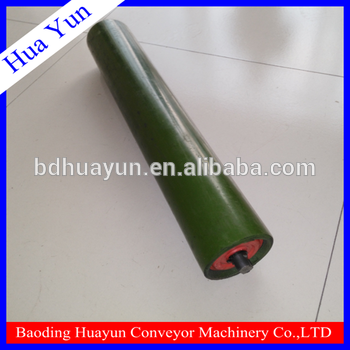 High density polyethylene plastic rollers for belt conveyors