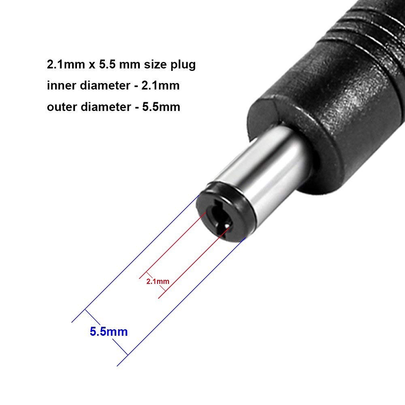 Custom 5V 12V Male to Female Male 55215525 DC Barrel Power Extension Cable
