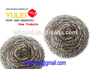 stainless steel scrubber/pot scourer/iron sponge scrubber