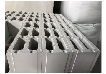 Gypsum building projects block