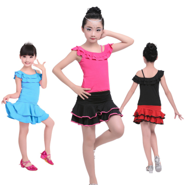 Stage show sling practice dance dress for girl