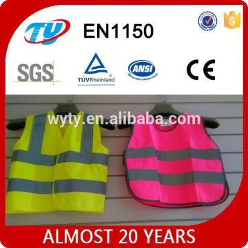 hi vis kids protective vest yellow