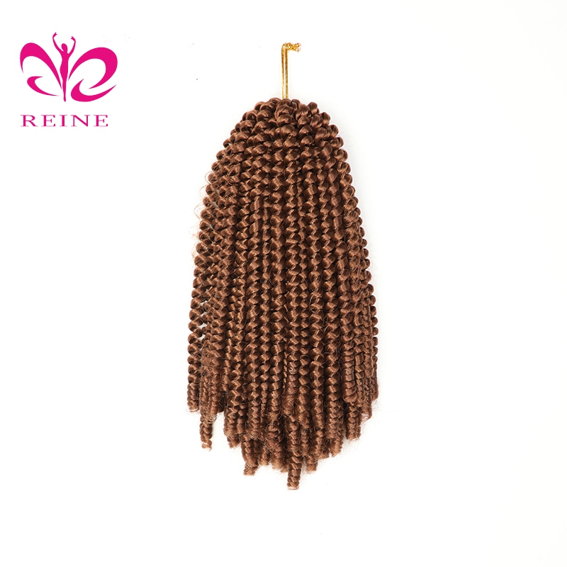 REINE 110g Hot selling Afro Kinky Bulk Synthetic twist marley braiding pre twisted synthetic hair extension for crochet braids