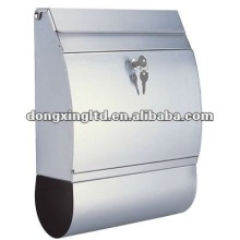 Wall mounted stainless steel mailbox