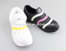 2017 New Collection Cotton Winter Kids Garden Clogs Sport Clogs Footwear