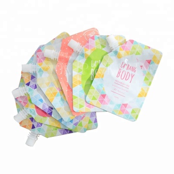 Custom printed packaging plastic bags spout pouch