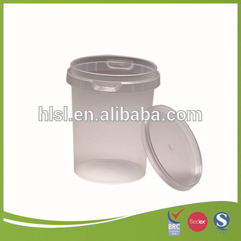 IML plastic Ice Cream box with lid