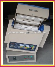 1200C Tiltable rotary tube muffle furnace with quartz tube Dia80xL400mm