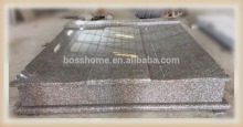 G664 European Double Gravestone, G664 Granite Headstone