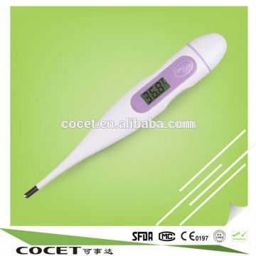 COCET high accuracy medical pen type human digital thermometer with manual