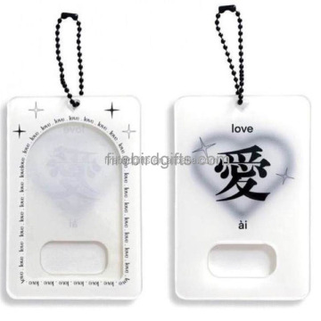 Custom Acrylic ID Card Holder Keychain