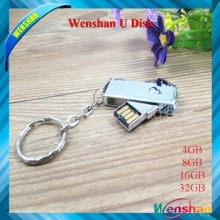 Metal swivel usb pen drive with free logo printing