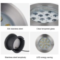 LED underwater light with waterproof shell