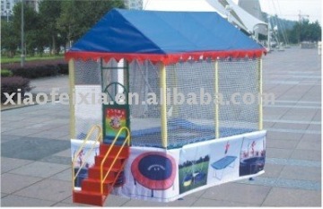 square combo trampoline