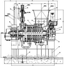 Chengdu 500KW-50000KW Steam Turbine(Condensing type)