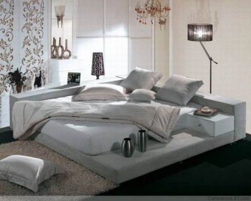 Modern Luxurious Fabric bed