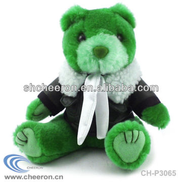 Plush teddy bear/ Green plush bear toys