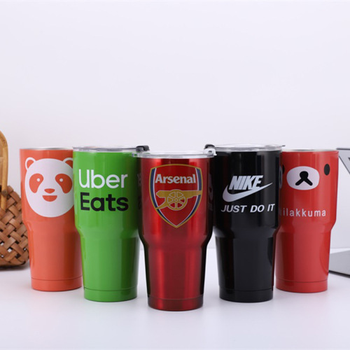 Color Sealed Car Coffee Mug Beer Portable Mug