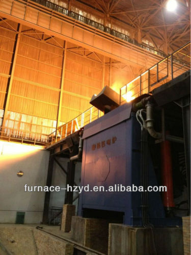 Coreless metal melting electric furnace