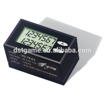 arcade game machine 7 digitals Digital coin meter coin counter