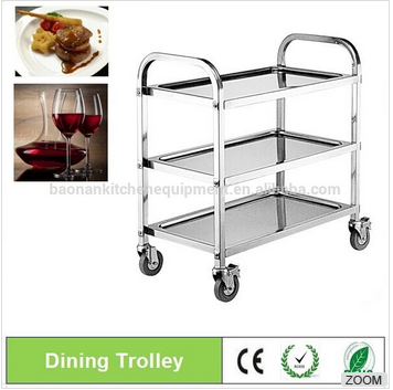 Used Hotel Food Service Trolley, Room Service Trolley, Dining Cart Trolley BN-T23