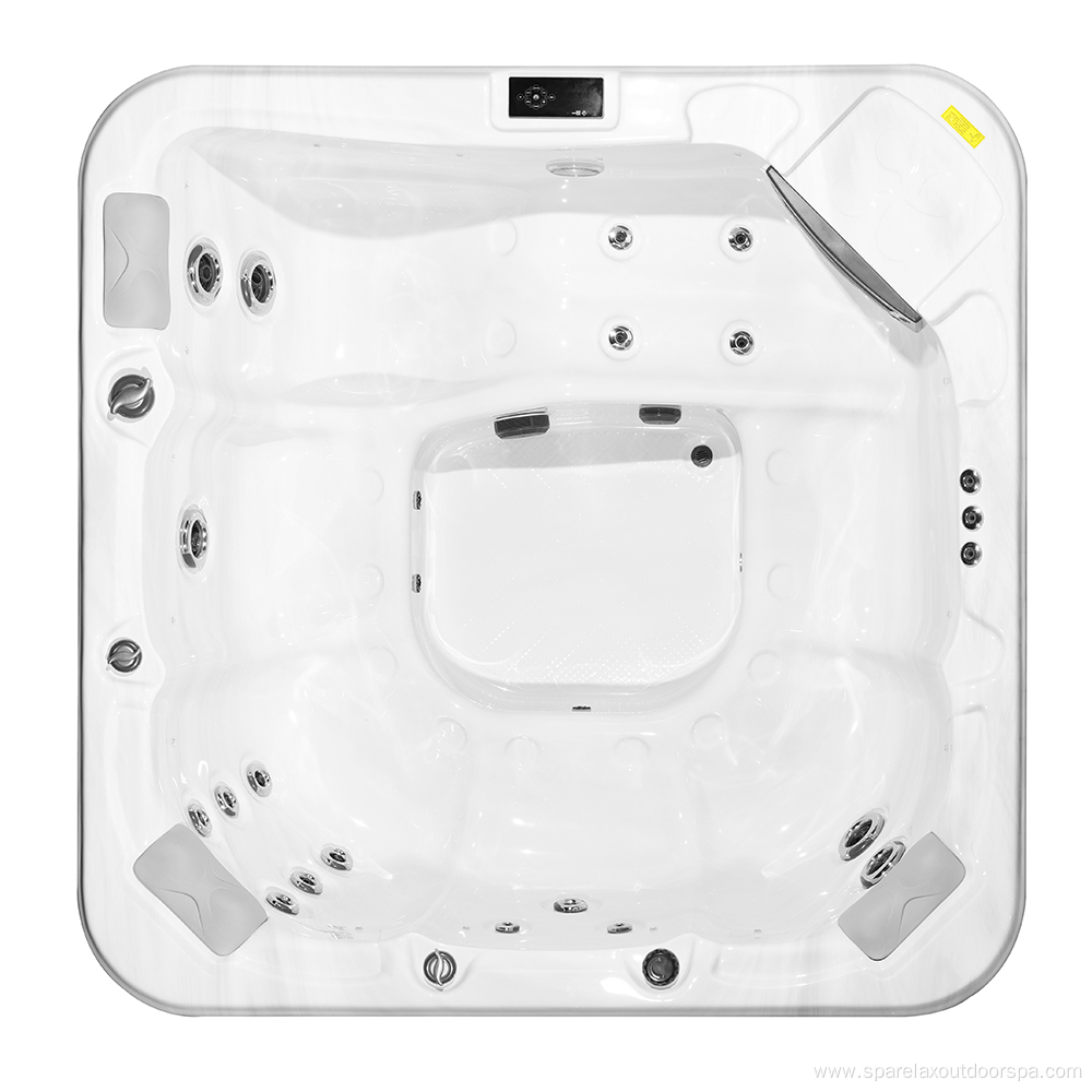 Freestanding acrylic outdoor swimming pool hot tub