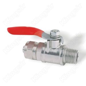 Brass Mini Gas Ball Valves Nickel Plated