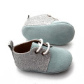 Unisex glitter echt lederen baby Oxford schoenen