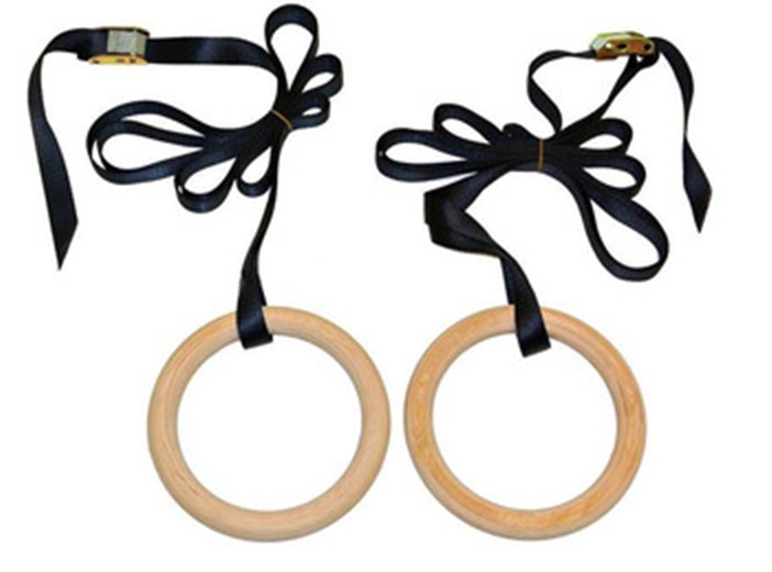 High quality training wooden gym ring