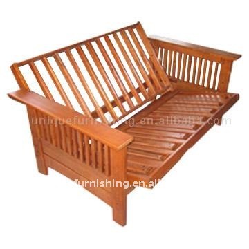 Wood futon frame furniture