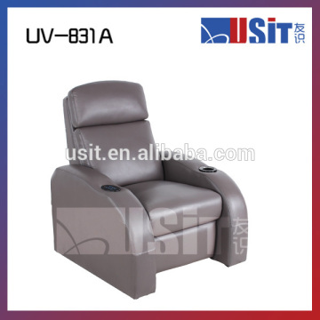 USIT UV831- 1 modern greay function leather sofa