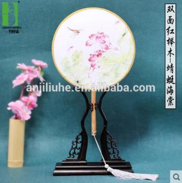 Chinese personalized customized fabric round hand fan