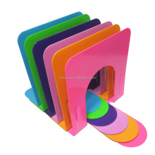 Modern Blue L-Shaped Desk Organizer and Bookends for Office and School