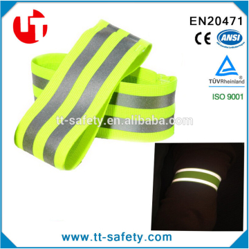 high visibility adjustable elastic reflective armband for running walking jogging traffic safety