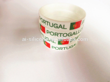 custom flag silicone bracelets