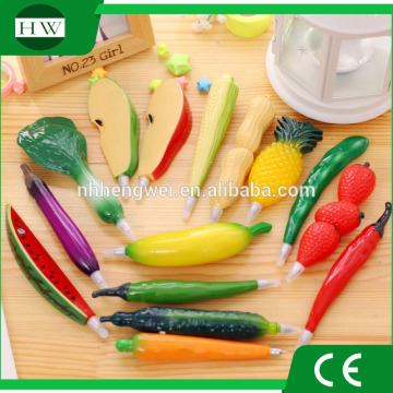 plastic FRUIT VEGETABLES TOY BALL POINT PEN