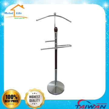 Hotel wood clothes suit valet stand