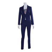 Best Quality plus size ladies stylish frock suit fabrics wool ladies business Casual dress frocks suits