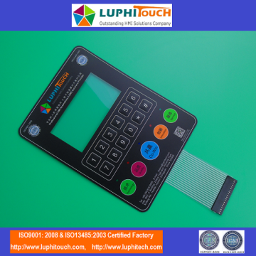 LUPHITOUCH Exhibition Embossing Tactile Membrane Keypad