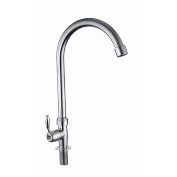 Contemporary chrome plating flexible hose faucets for kitchen