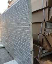 Metal insulation brick wall siding panels