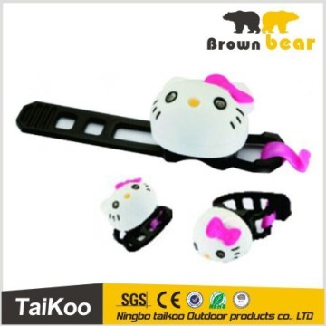 2 colorful led silicon bicycle lamp