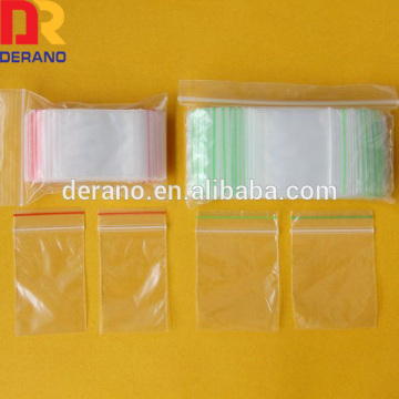 LDPE red line ziplock bag clear ziplock bag