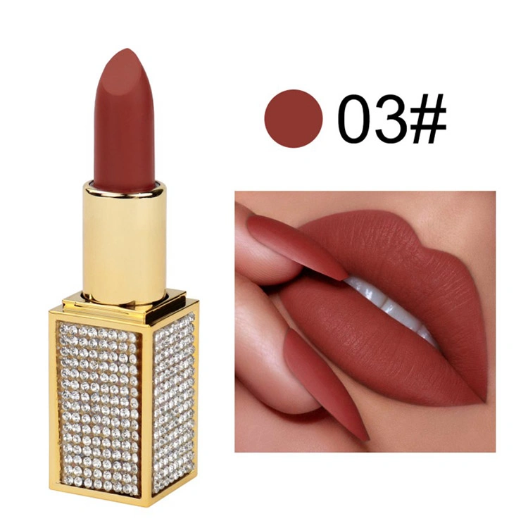 Waterproof Vegan Make Your Own Logo Matte Makeup Lipstick Private Label Cosmetic Custom Lipstick